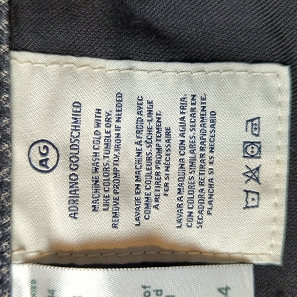 AG Adriano Goldschmied Tellis Modern Slim Pants Size 40 x 34 - Picture 13 of 13